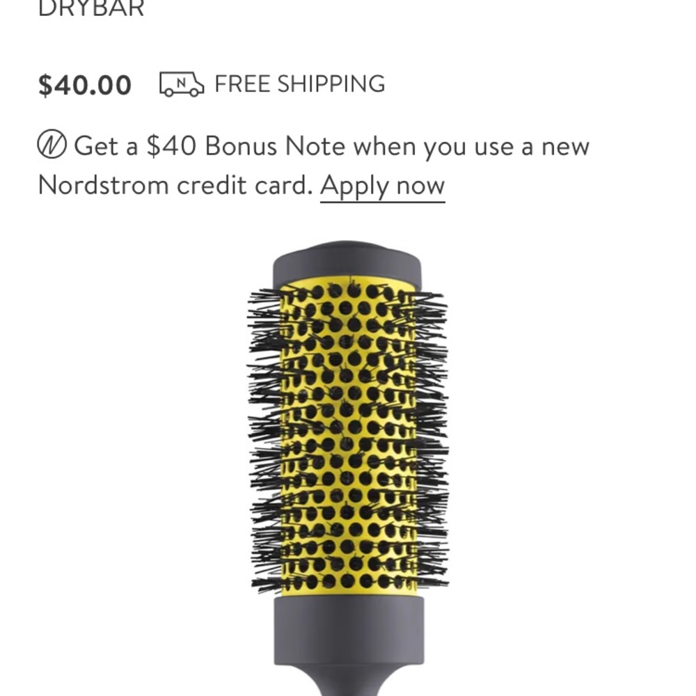 Drybar round ceramic hair brush